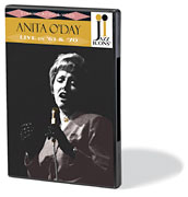 cover ANITA O'DAY LIVE IN 63 AND 70 DVD